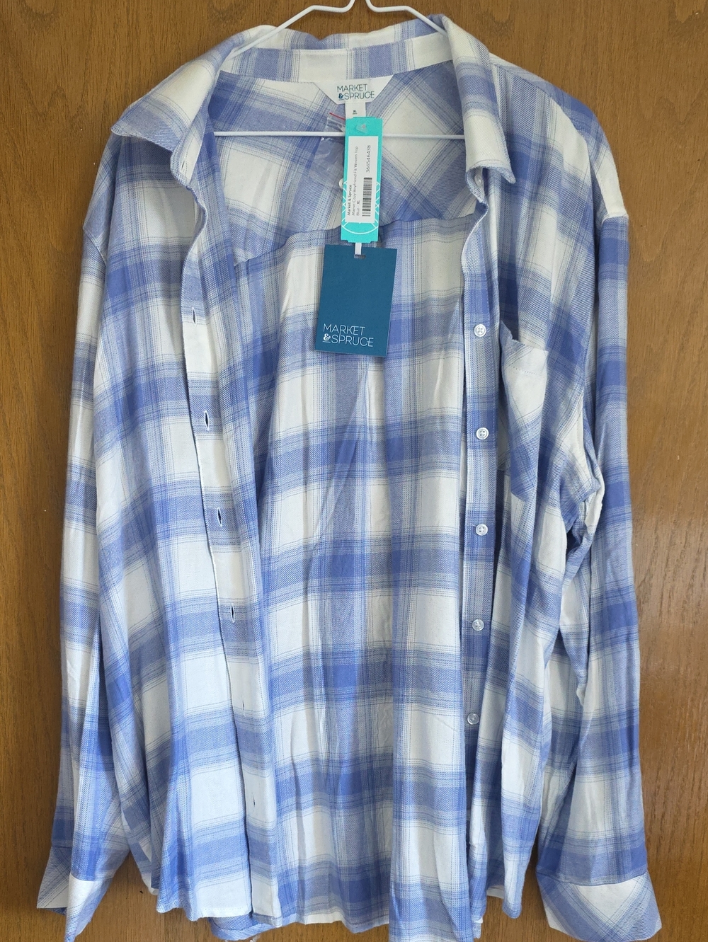 Market & Spruce Maeve Cozy Boyfriend Fit Woven Top